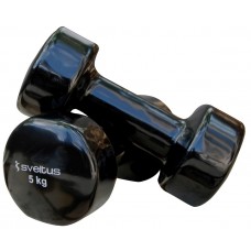 DUMBBELLS - Dumbbells vinyl SVELTUS Epoxy 1185 2x5kg Black Dumbbells vinyl SVELTUS Epoxy 1185 2x5kg Black