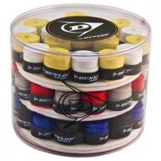GRIPS - Tennis racket overgrip Dunlop GECKO-TAC multicolour 60pcs Tennis racket overgrip Dunlop GECKO-TAC multicolour 60pcs