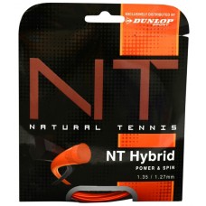 TENNIS - Tennis string Dunlop NT HYBRID ORANGE+ set 1.35/1.27mm, set, 12m Tennis string Dunlop NT HYBRID ORANGE+ set 1.35/1.27mm, set, 12m