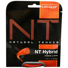 STRINGS - Tennis string Dunlop NT HYBRID ORANGE+ set 1.31/1.27mm, set, 12m, Black/Orange Tennis string Dunlop NT HYBRID ORANGE+ set 1.31/1.27mm, set, 12m, Black/Orange