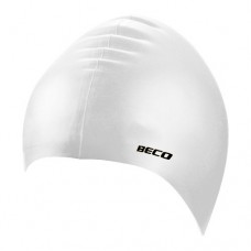 BECO Silicone swimming cap 7390 1 white