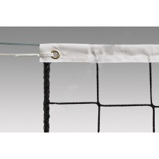Volleyball net ECONOM PP-9,5x1,0m 100x100x2,5mm, braided cord white