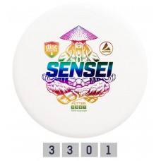 DISCGOLF - Discmania DISCMANIA Putter SENSEI 3/3/0/1 White Discmania DISCMANIA Putter SENSEI 3/3/0/1 White