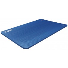 Exercise mat TOORX  MAT100PRO chromed eyelet hangers 100x61x1,5 blue