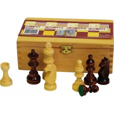 Chess  ABBEY  49CL n wooden box 87mm Black/White