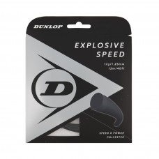 STRINGS - Stings for tennis DUNLOP EXPLOSIVE SPEED 1,25mm 17G 12M Black Stings for tennis DUNLOP EXPLOSIVE SPEED 1,25mm 17G 12M Black
